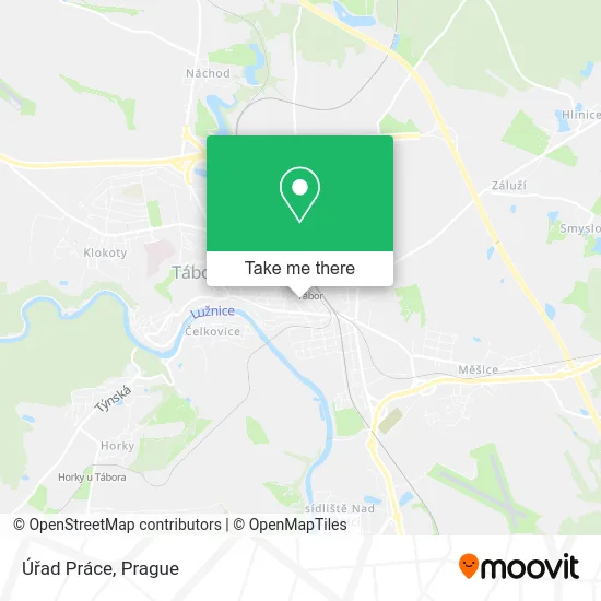 Карта Úřad Práce