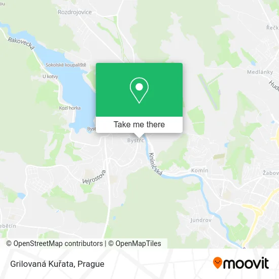 Карта Grilovaná Kuřata