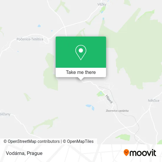 Карта Vodárna