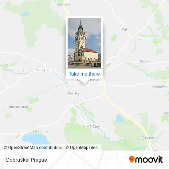 Карта Dobruška