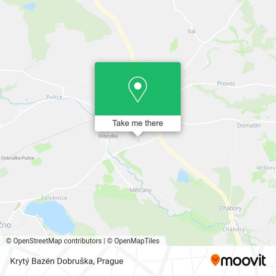 Krytý Bazén Dobruška map