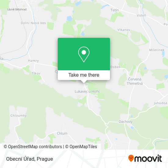 Obecní Úřad map