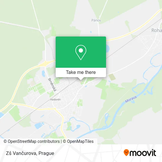 Карта Zš Vančurova