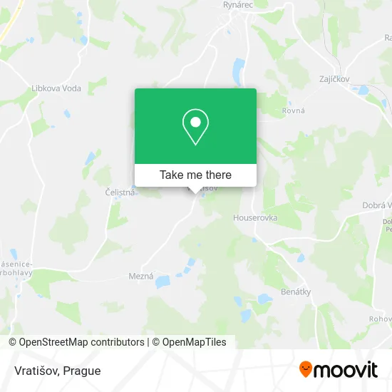 Карта Vratišov