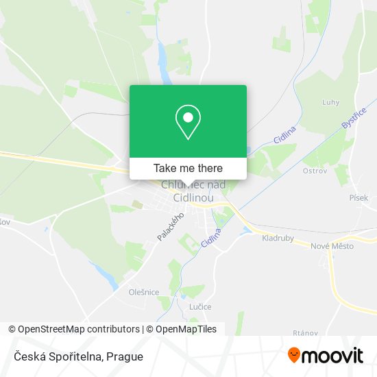Česká Spořitelna map