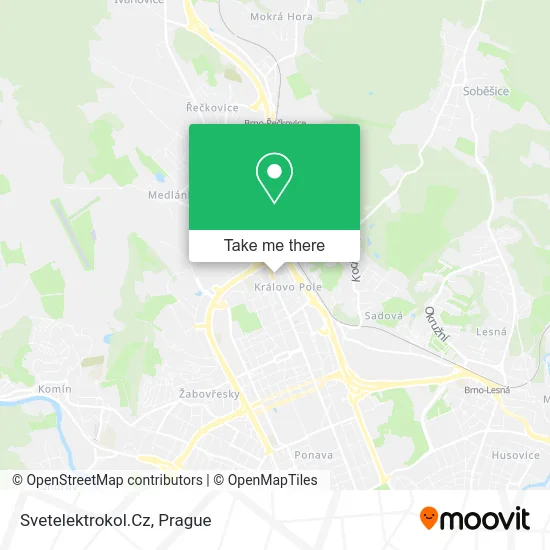 Карта Svetelektrokol.Cz