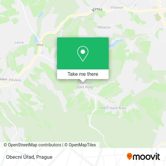 Obecní Úřad map