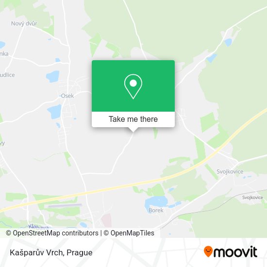 Kašparův Vrch map