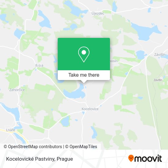 Карта Kocelovické Pastviny