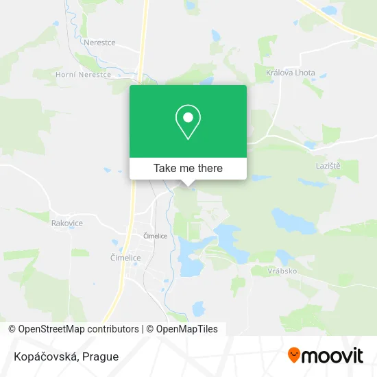 Карта Kopáčovská