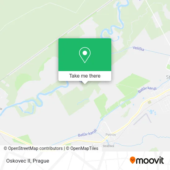 Oskovec II map