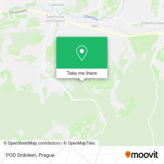 Карта POD Drdolem