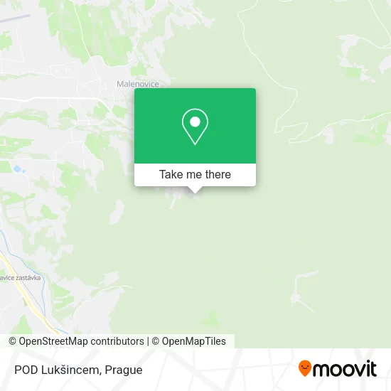 Карта POD Lukšincem