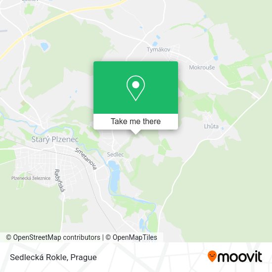 Карта Sedlecká Rokle