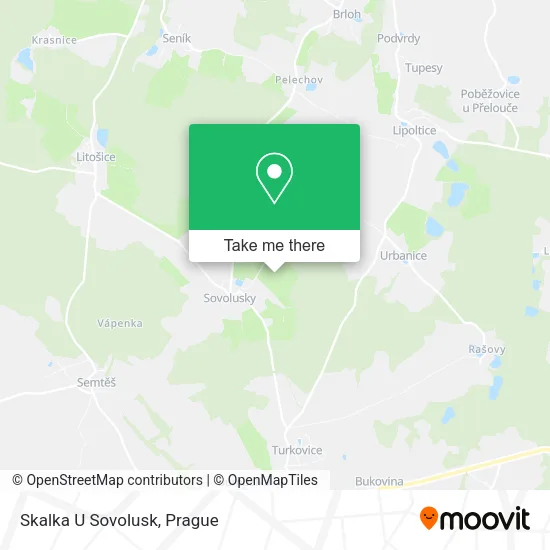 Карта Skalka U Sovolusk