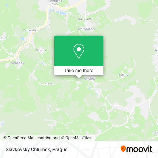 Slavkovský Chlumek map