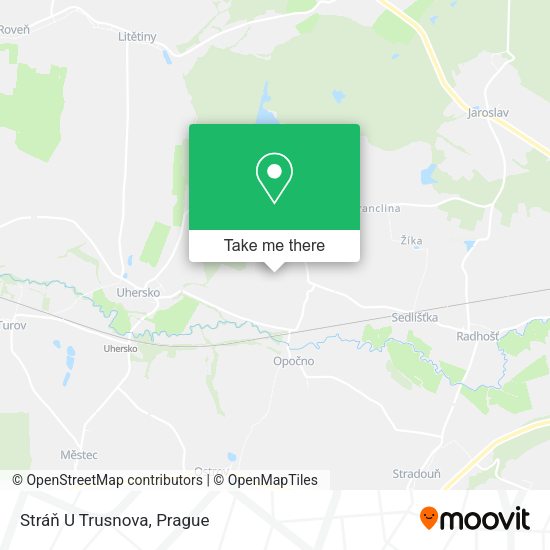 Stráň U Trusnova map