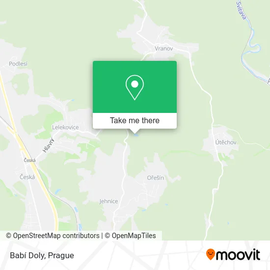 Карта Babí Doly