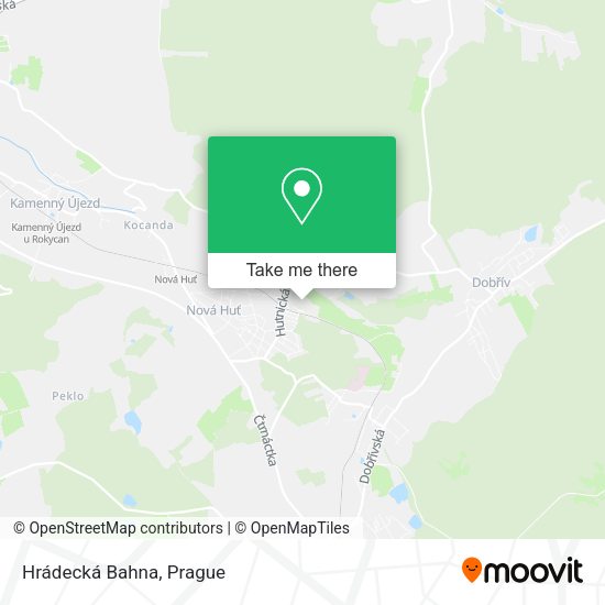 Hrádecká Bahna map