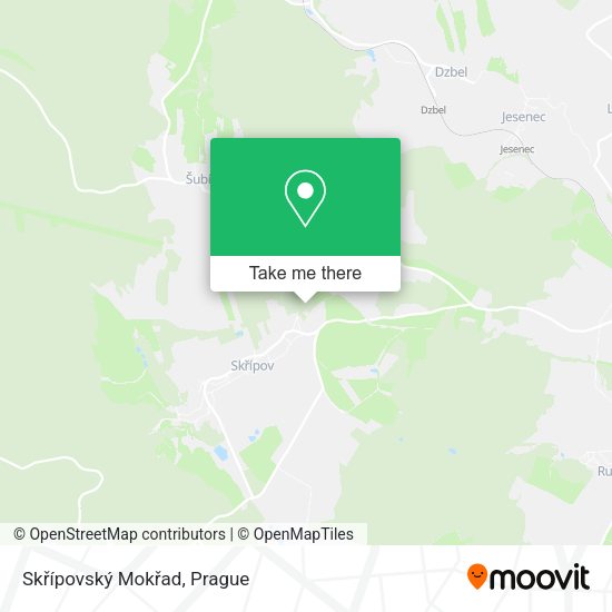 Skřípovský Mokřad map