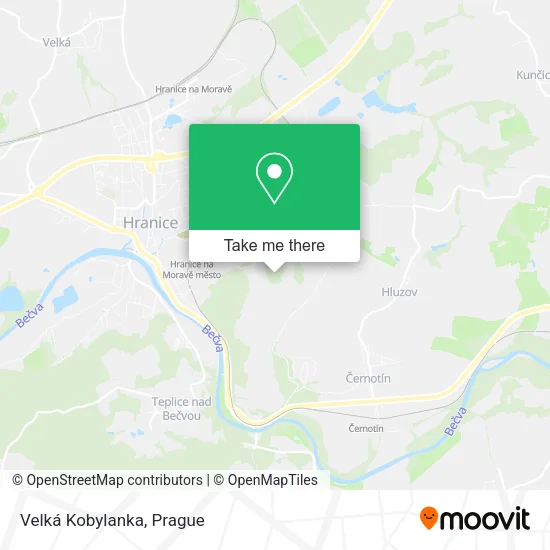 Карта Velká Kobylanka