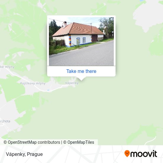 Vápenky map