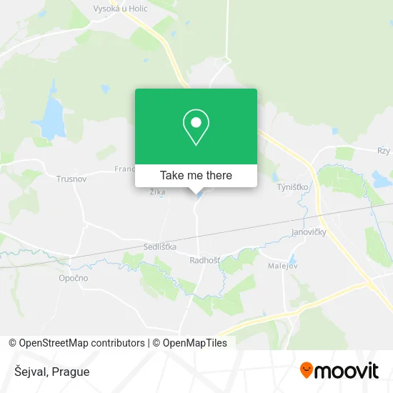 Карта Šejval