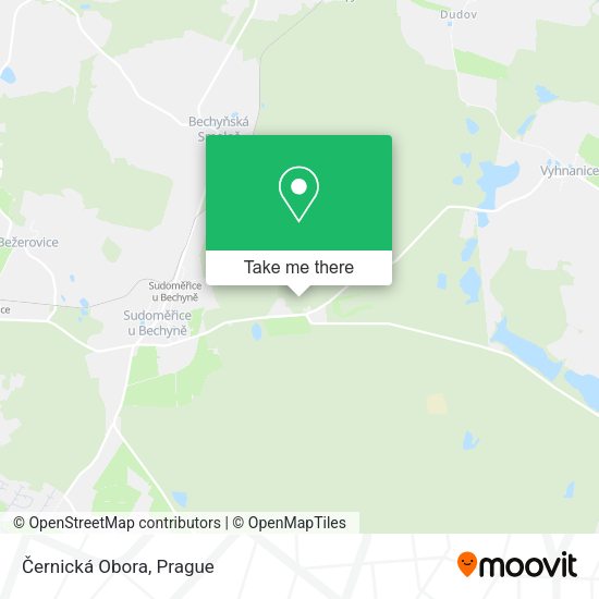 Карта Černická Obora