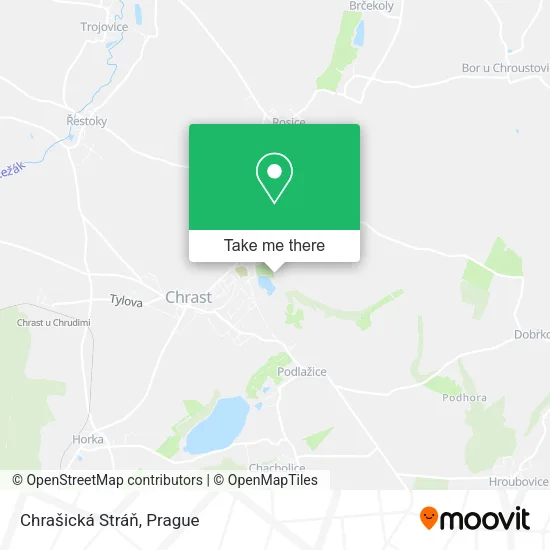 Карта Chrašická Stráň