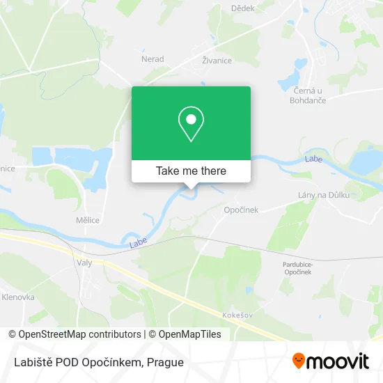 Labiště POD Opočínkem map