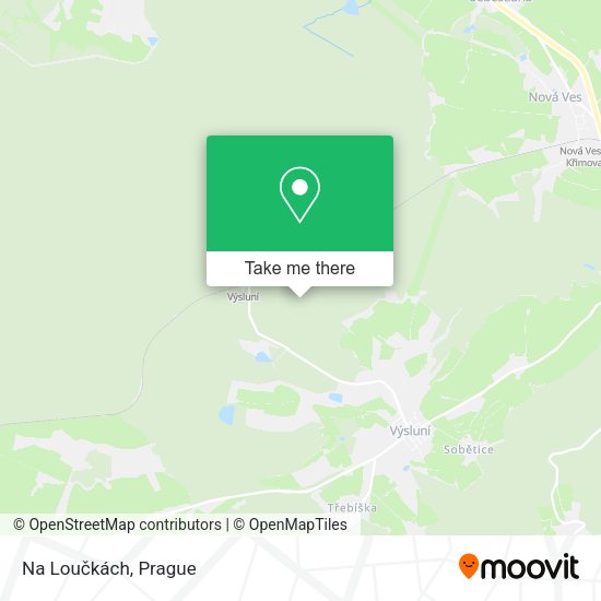Карта Na Loučkách