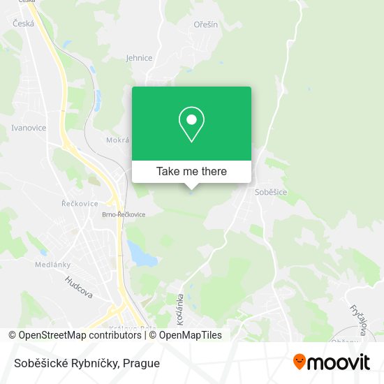 Soběšické Rybníčky map
