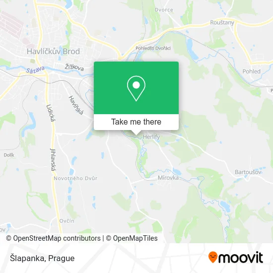 Карта Šlapanka