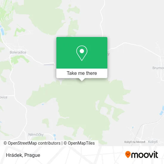 Карта Hrádek