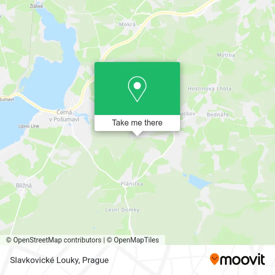 Карта Slavkovické Louky