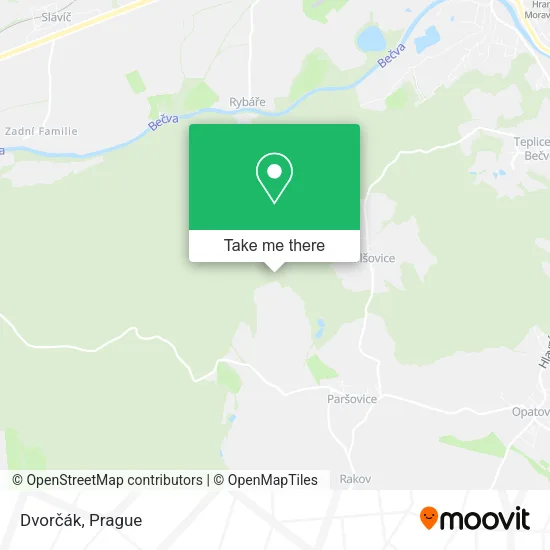 Карта Dvorčák