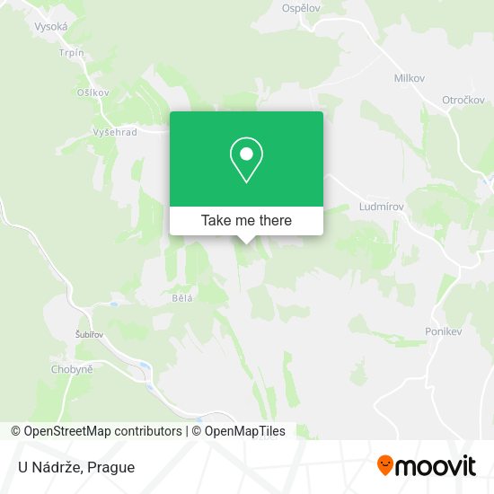 Карта U Nádrže