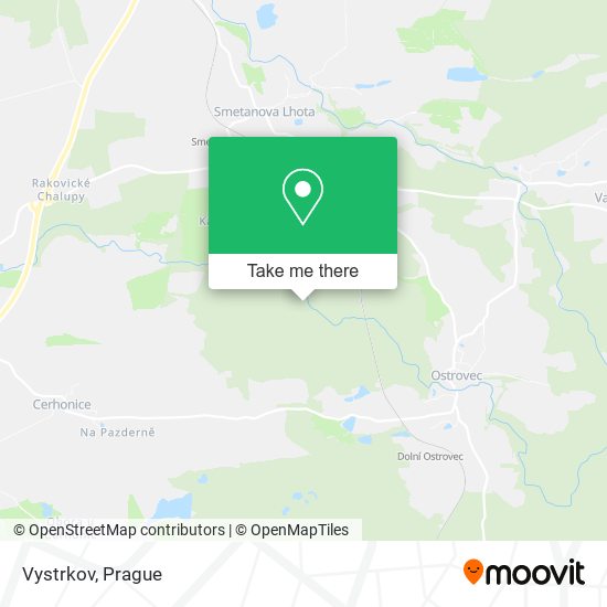 Карта Vystrkov