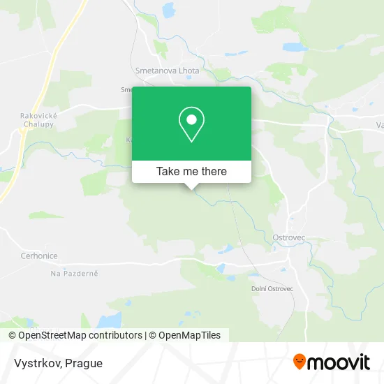 Карта Vystrkov