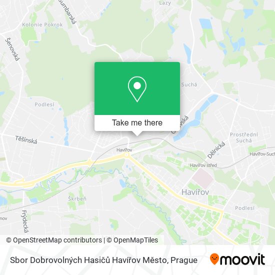 Sbor Dobrovolných Hasičů Havířov Město map