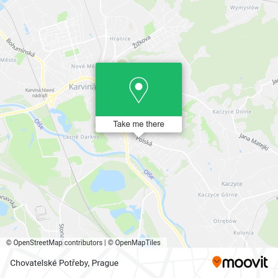 Chovatelské Potřeby map