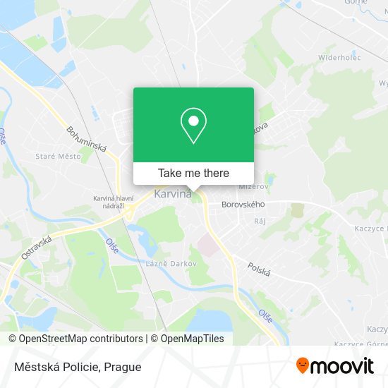 Městská Policie map