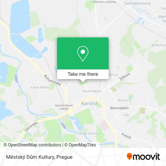 Městský Dům Kultury map