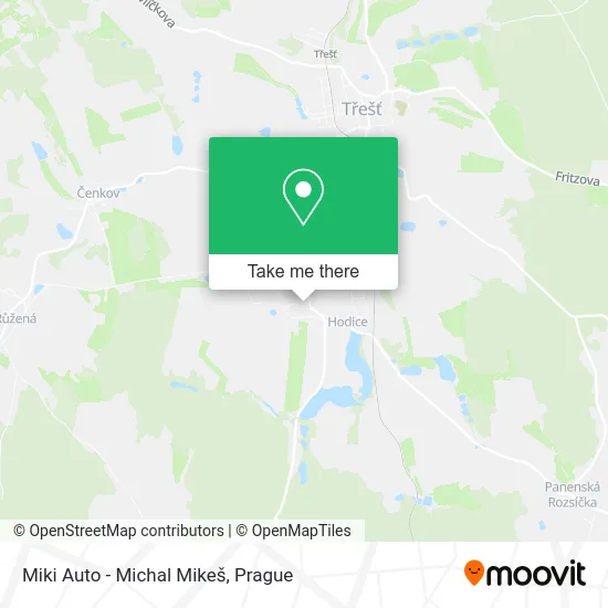 Карта Miki Auto - Michal Mikeš