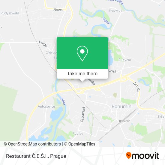 Restaurant Č.E.Š.I. map