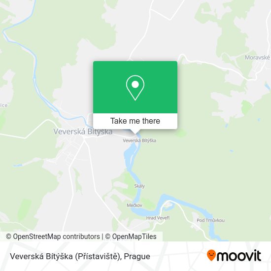 Veverská Bítýška (Přístaviště) map