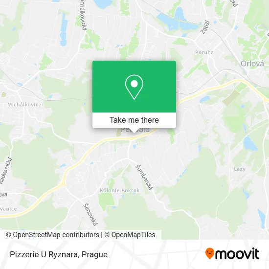 Карта Pizzerie U Ryznara