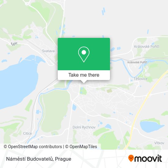 Náměstí Budovatelů map