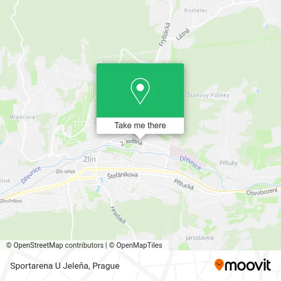 Карта Sportarena U Jeleňa