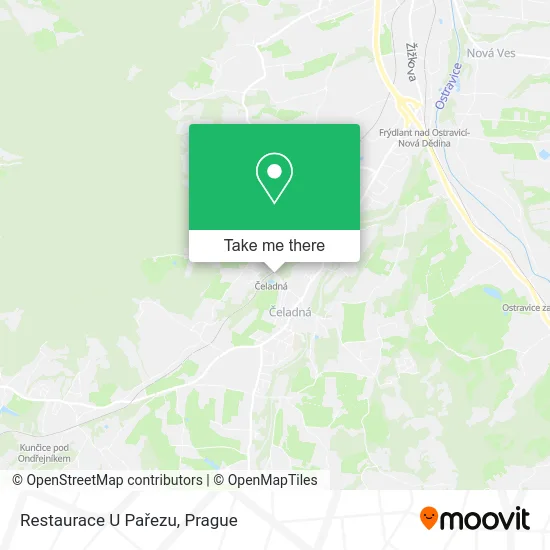 Карта Restaurace U Pařezu